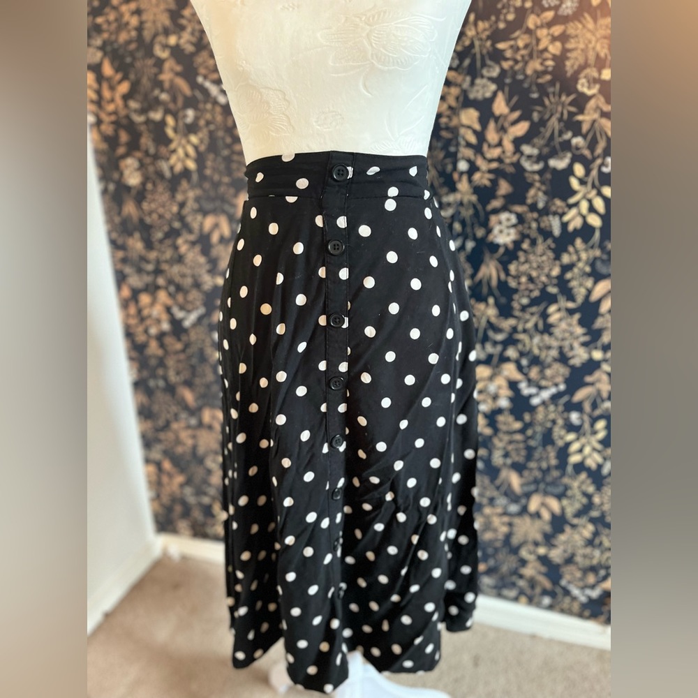 Torrid Polka Dot MIDI Skirt